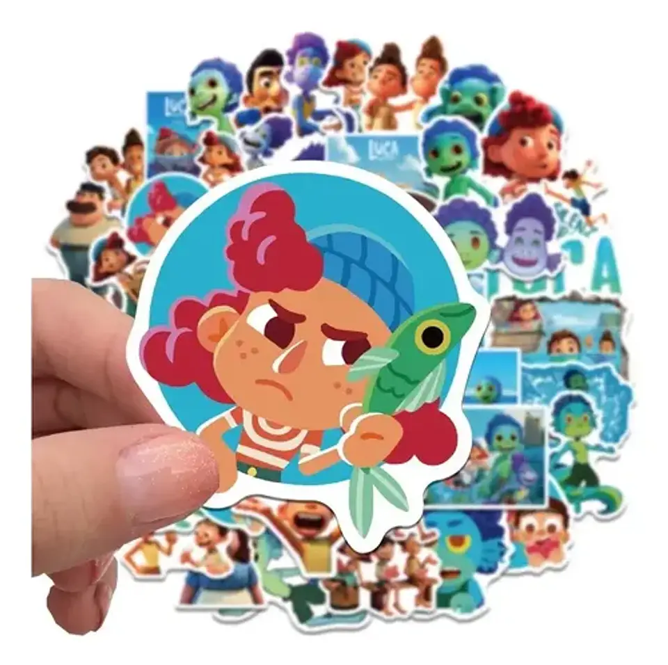 Luca - Set De 50 Stickers / Calcomanías Autoadhesivas 4
