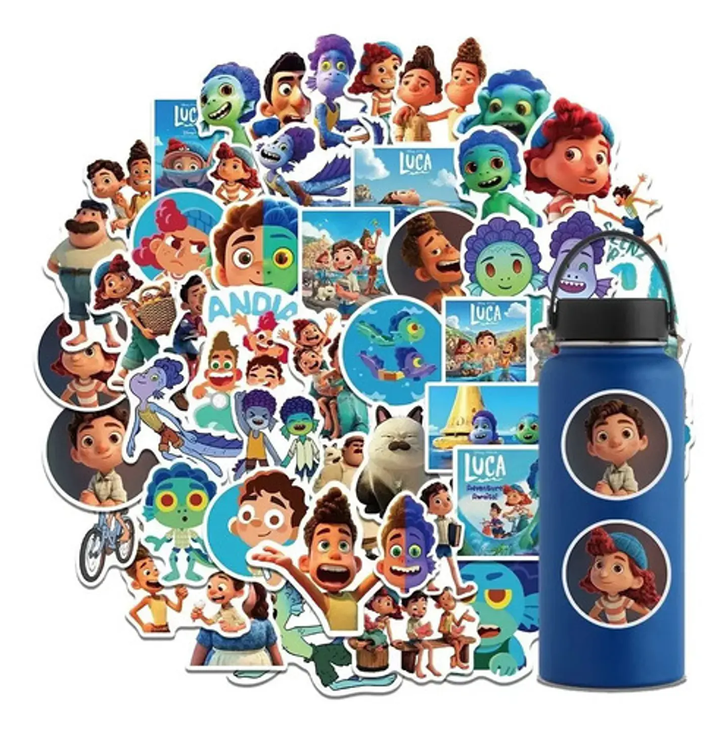 Luca - Set De 50 Stickers / Calcomanías Autoadhesivas 5