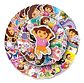 Dora La Exploradora - Set 50 Stickers / Calcomanías - Miniatura 1