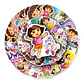 Dora La Exploradora - Set 50 Stickers / Calcomanías - Miniatura 2