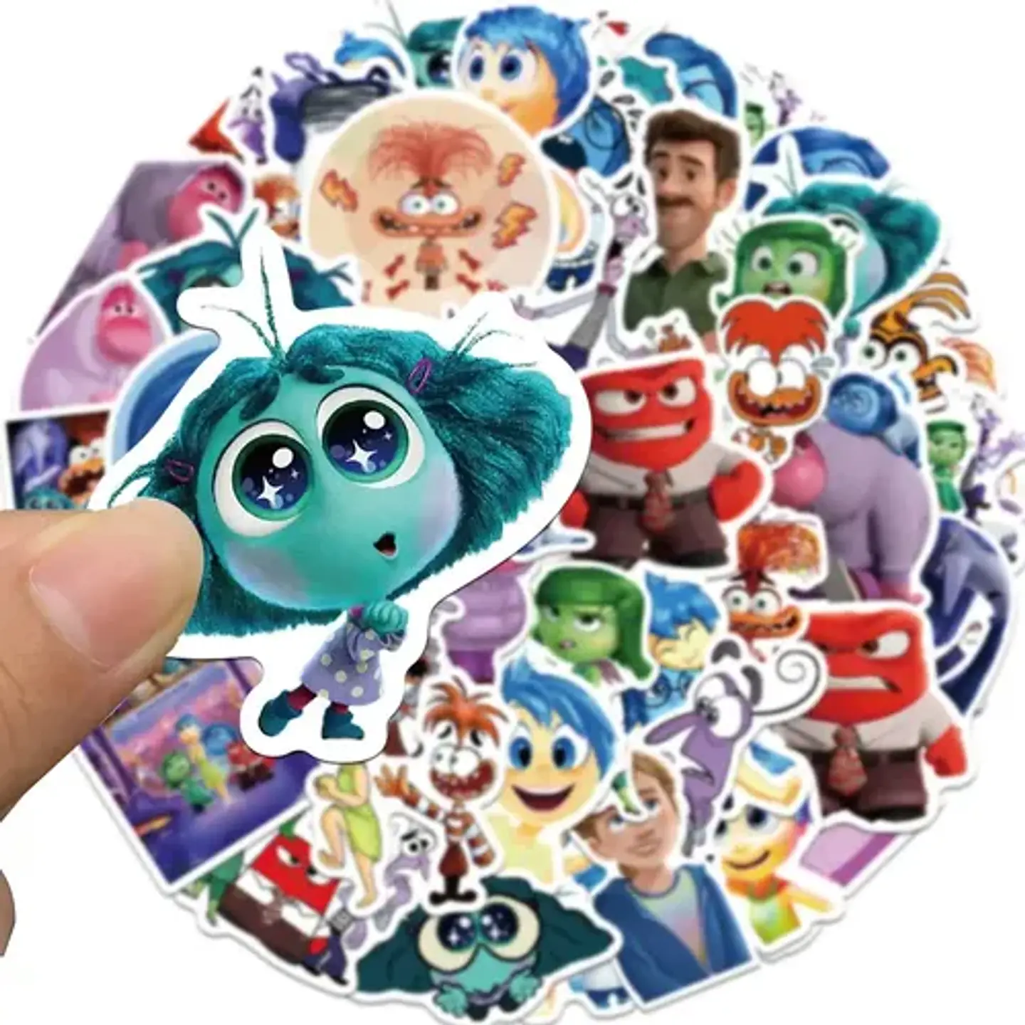 Set 100 Stickers De Intensamente 2 - Pegatinas / Calcomanías 3