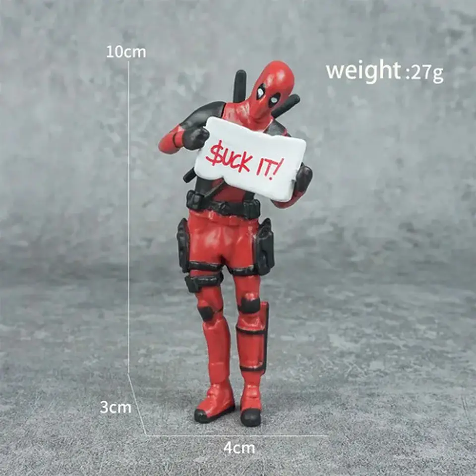 Figuritas De Deadpool / Figuras De Acción / Marvel 3