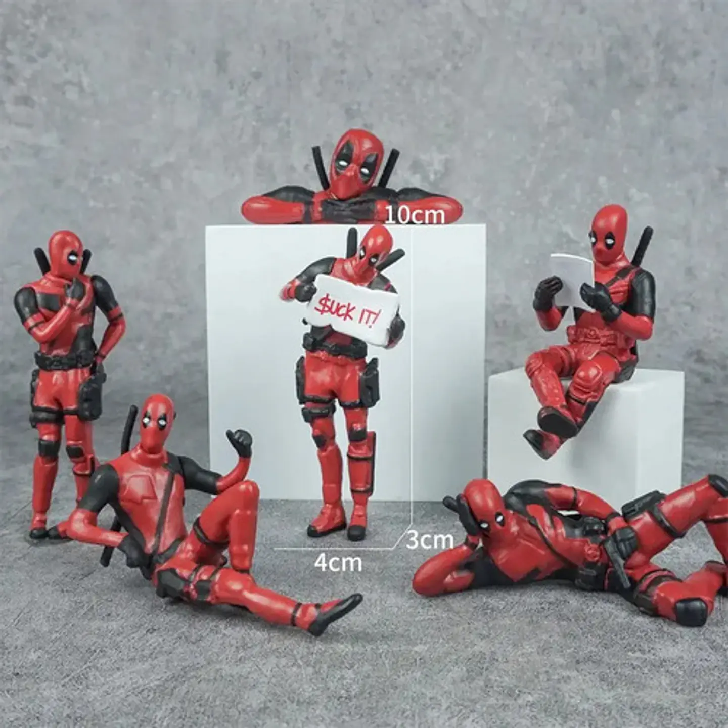 Figuritas De Deadpool / Figuras De Acción / Marvel 7