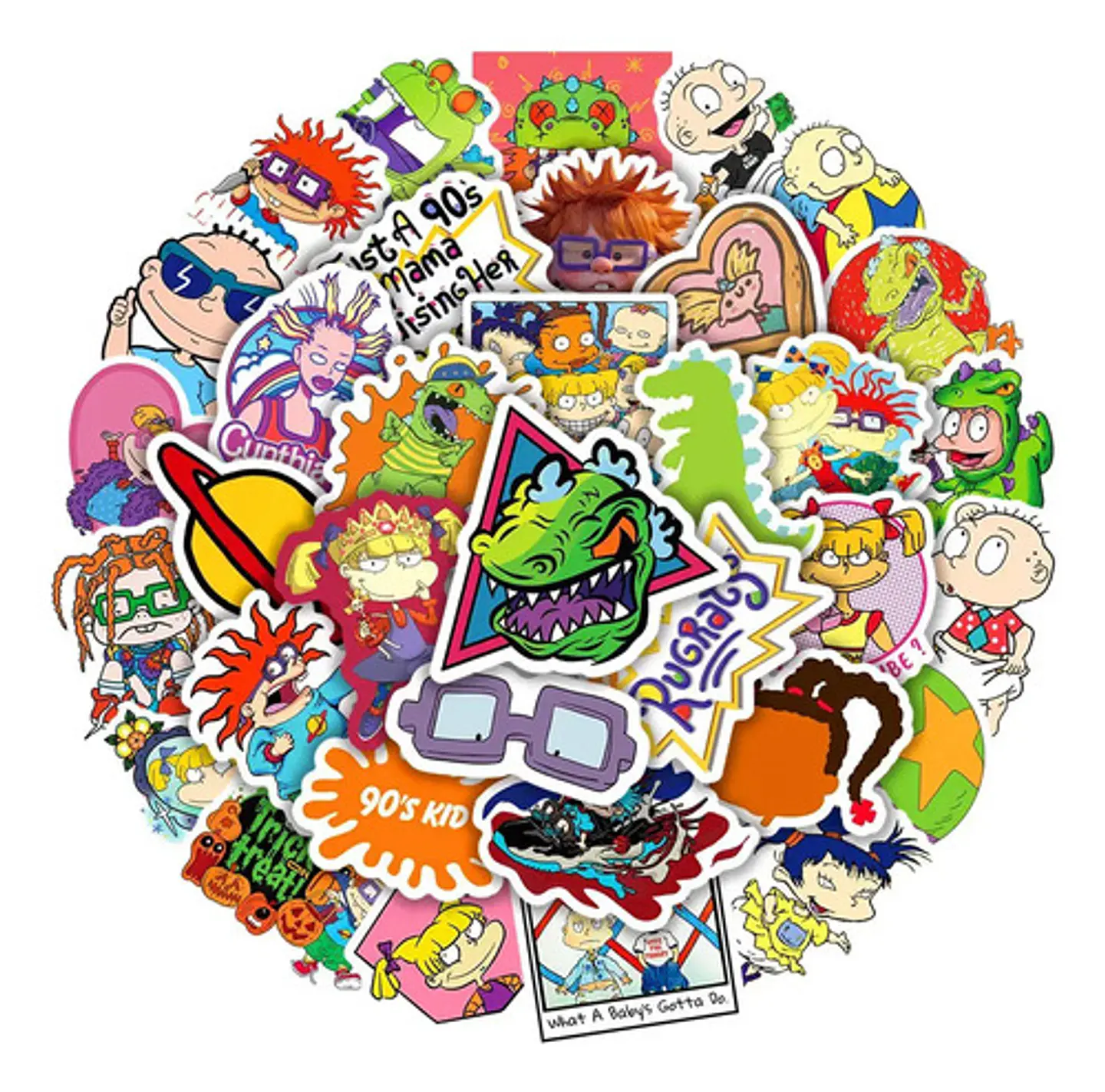 Rugrats - Set De 50 Stickers / Calcomanías - Autoadhesivos 1