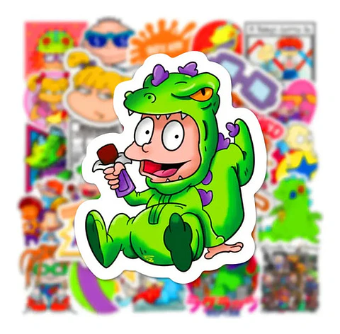 Rugrats - Set De 50 Stickers / Calcomanías - Autoadhesivos