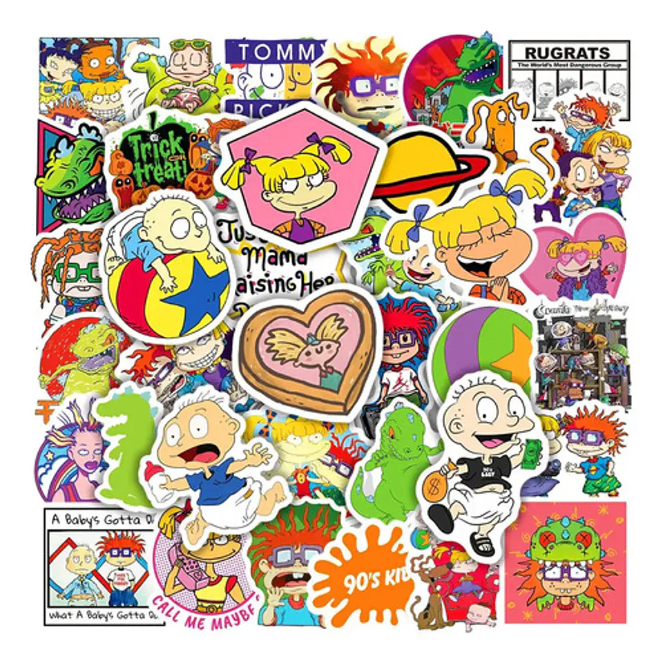 Rugrats - Set De 50 Stickers / Calcomanías - Autoadhesivos 5