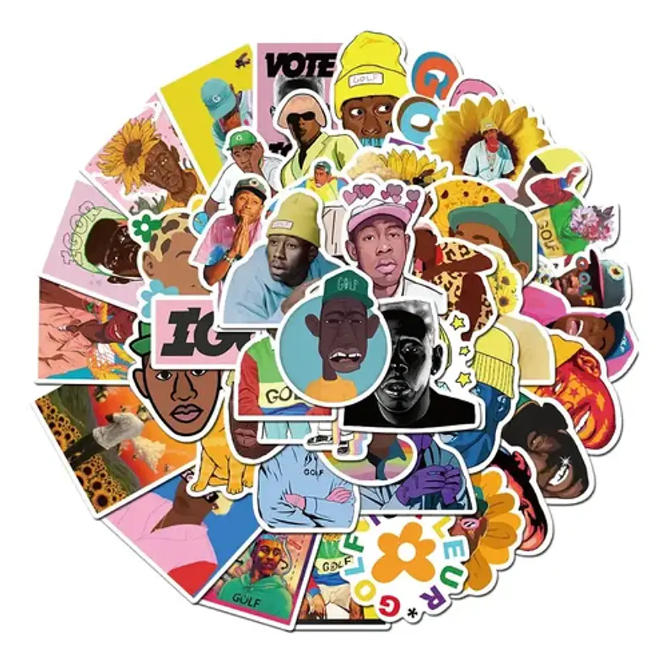 Tyler, The Creator - Set De 50 Stickers / Calcomanías 1