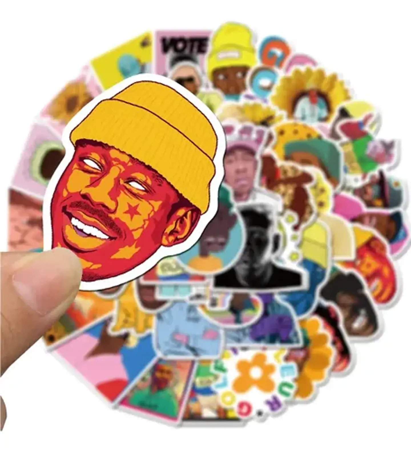 Tyler, The Creator - Set De 50 Stickers / Calcomanías 3