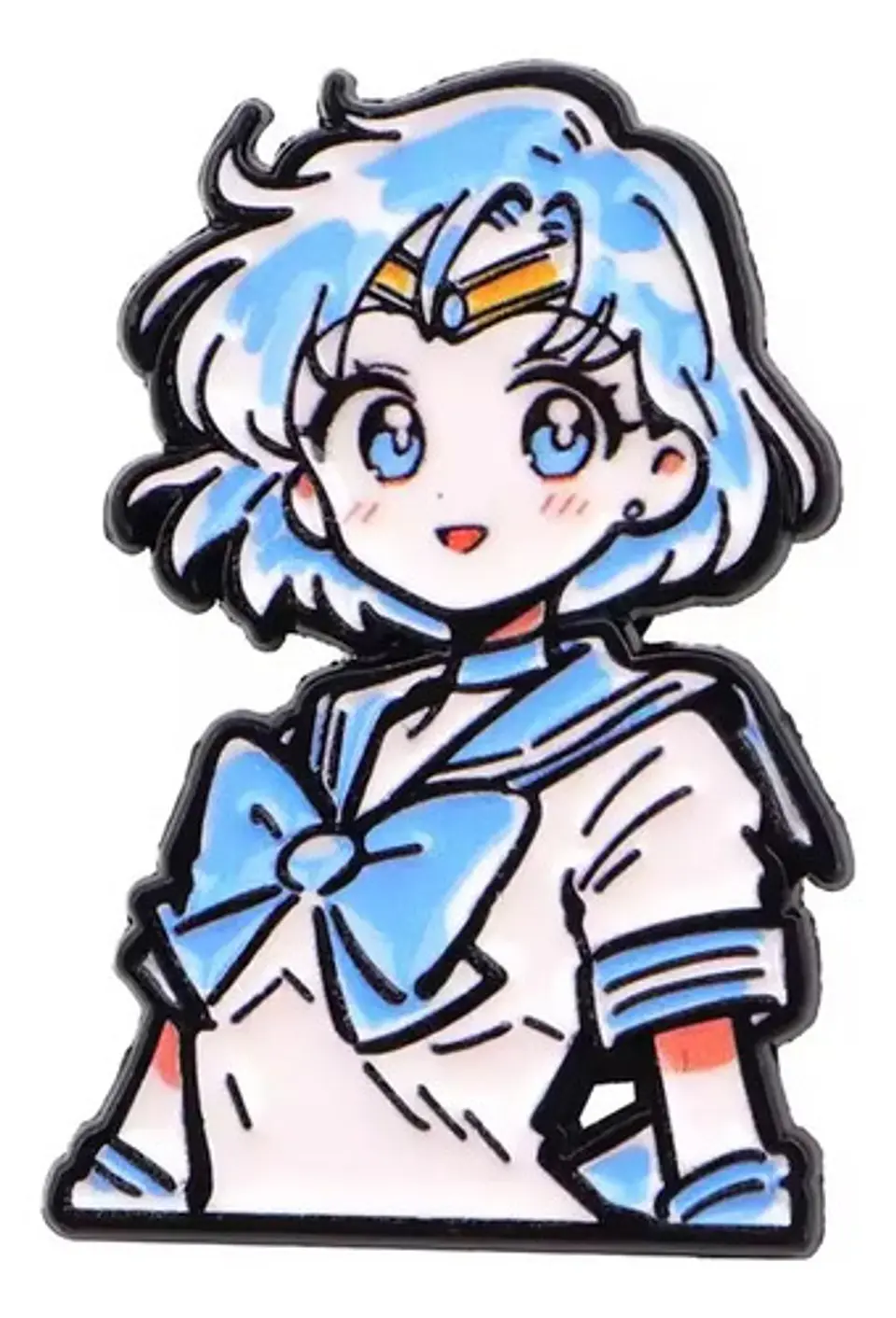 Pins De Sailor Mercury / Sailor Moon / Broches Metálicos 6