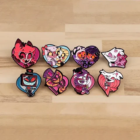 Pins De Sir Pentious / Hazbin Hotel / Broches Metálicos