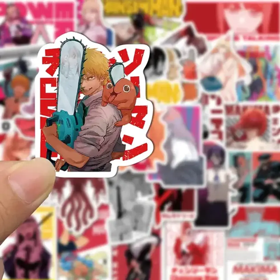 Chainsaw Man - Set 50 Stickers / Calcomanías Autoadhesivas 5