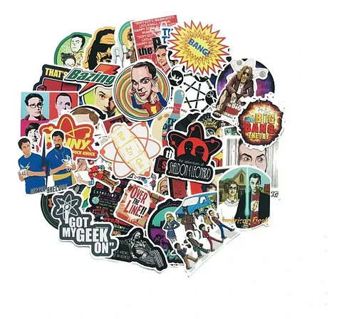 The Big Bang Theory - Set 50 Stickers / Calcomanías