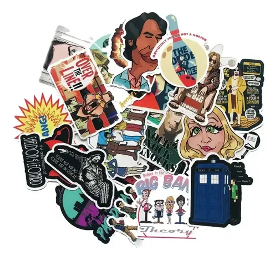 The Big Bang Theory - Set 50 Stickers / Calcomanías 4