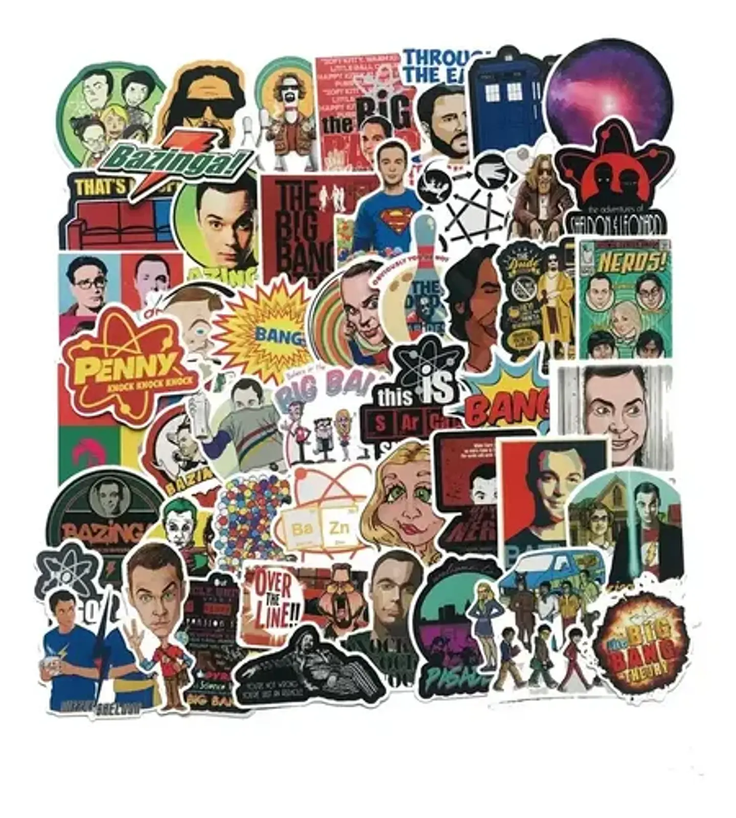 The Big Bang Theory - Set 50 Stickers / Calcomanías 5