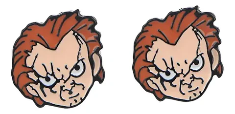 Aros Aretes Pendientes De  Chucky / Acero Quirúrgico
