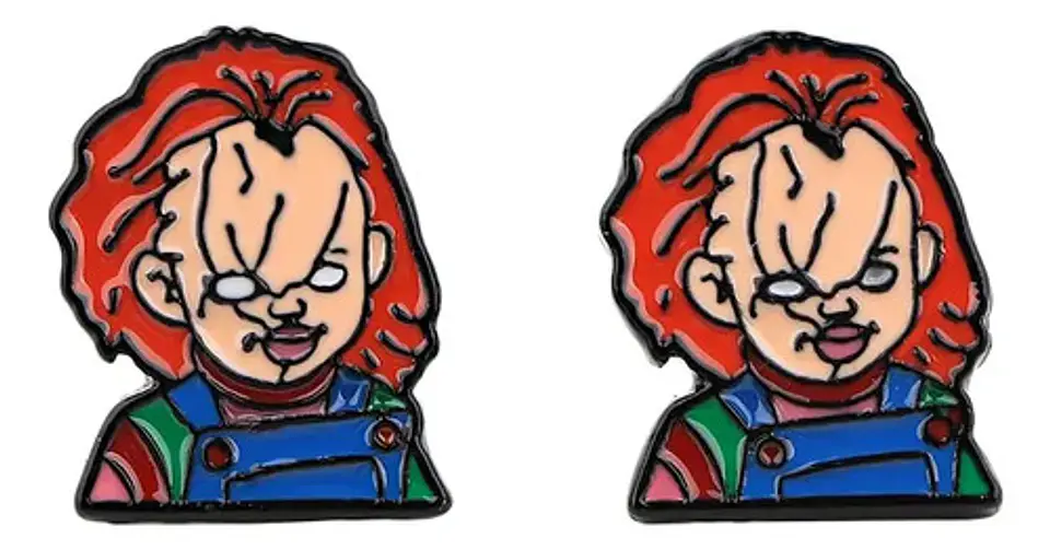 Aros Aretes Pendientes De  Chucky / Acero Quirúrgico 4