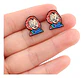 Aros Aretes Pendientes De  Chucky / Acero Quirúrgico - Miniatura 5