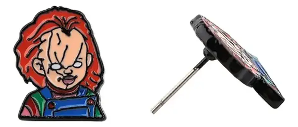 Aros Aretes Pendientes De  Chucky / Acero Quirúrgico 9