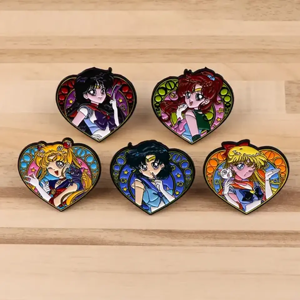 Pins Sailor Mars / Sailor Moon / Broches Metálicos (pines) 3