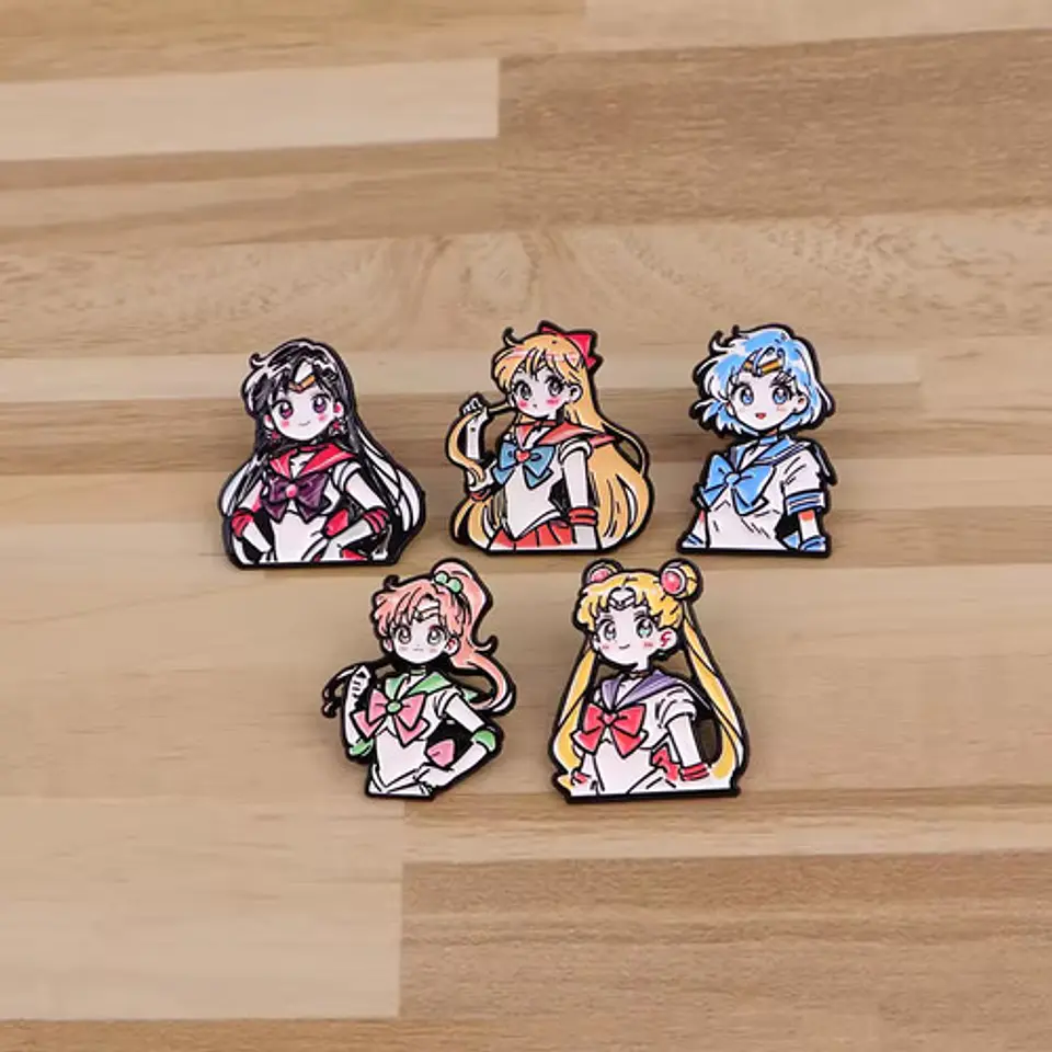Pins Sailor Mars / Sailor Moon / Broches Metálicos (pines) 9