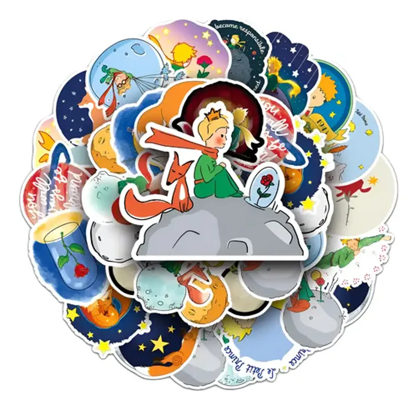 El Principito - Set 50 Stickers / Calcomanías Autoadhesivas 1