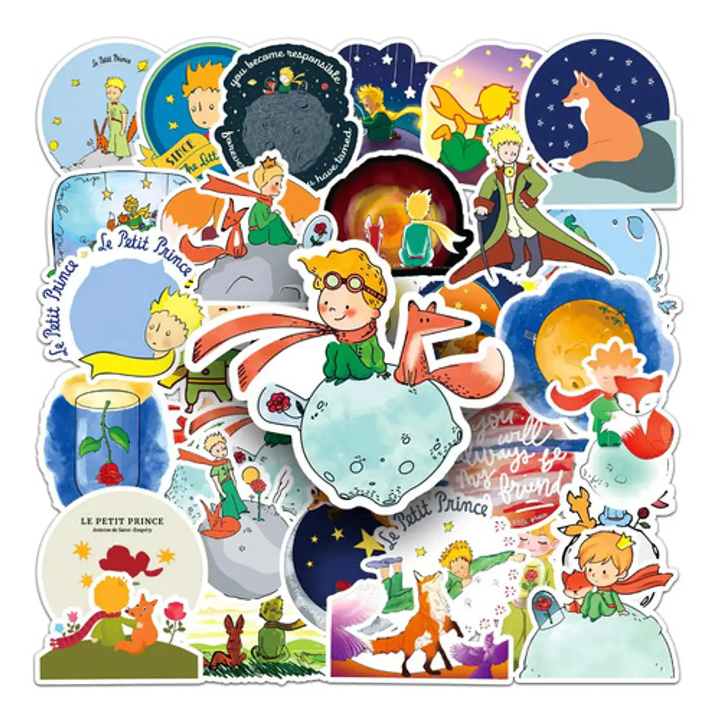 El Principito - Set 50 Stickers / Calcomanías Autoadhesivas 2