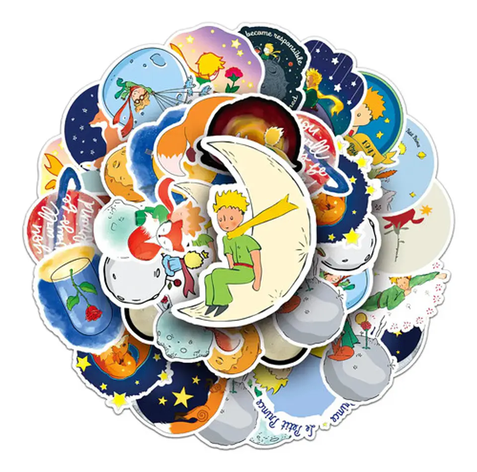 El Principito - Set 50 Stickers / Calcomanías Autoadhesivas 3