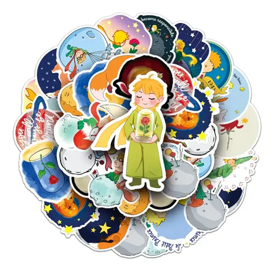 El Principito - Set 50 Stickers / Calcomanías Autoadhesivas 4