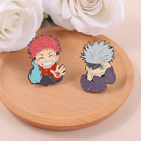 Pins De Yuji Itadori / Jujutsu Kaisen / Broches Metálicos