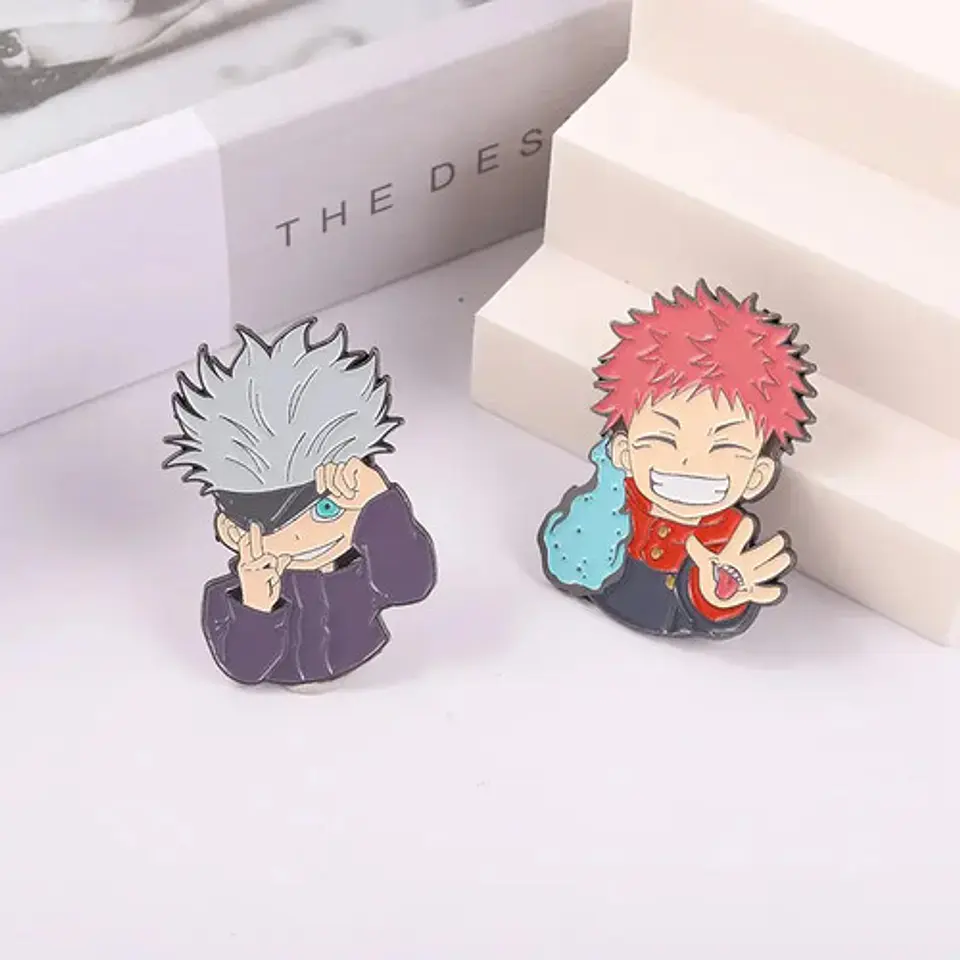 Pins De Yuji Itadori / Jujutsu Kaisen / Broches Metálicos 5