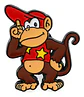 Pins De Diddy Kong / Donkey Kong / Broches Metálicos (pines) - Miniatura 1