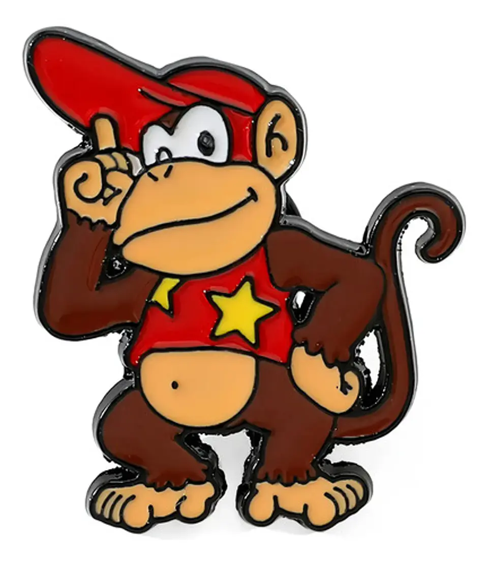 Pins De Diddy Kong / Donkey Kong / Broches Metálicos (pines) 1
