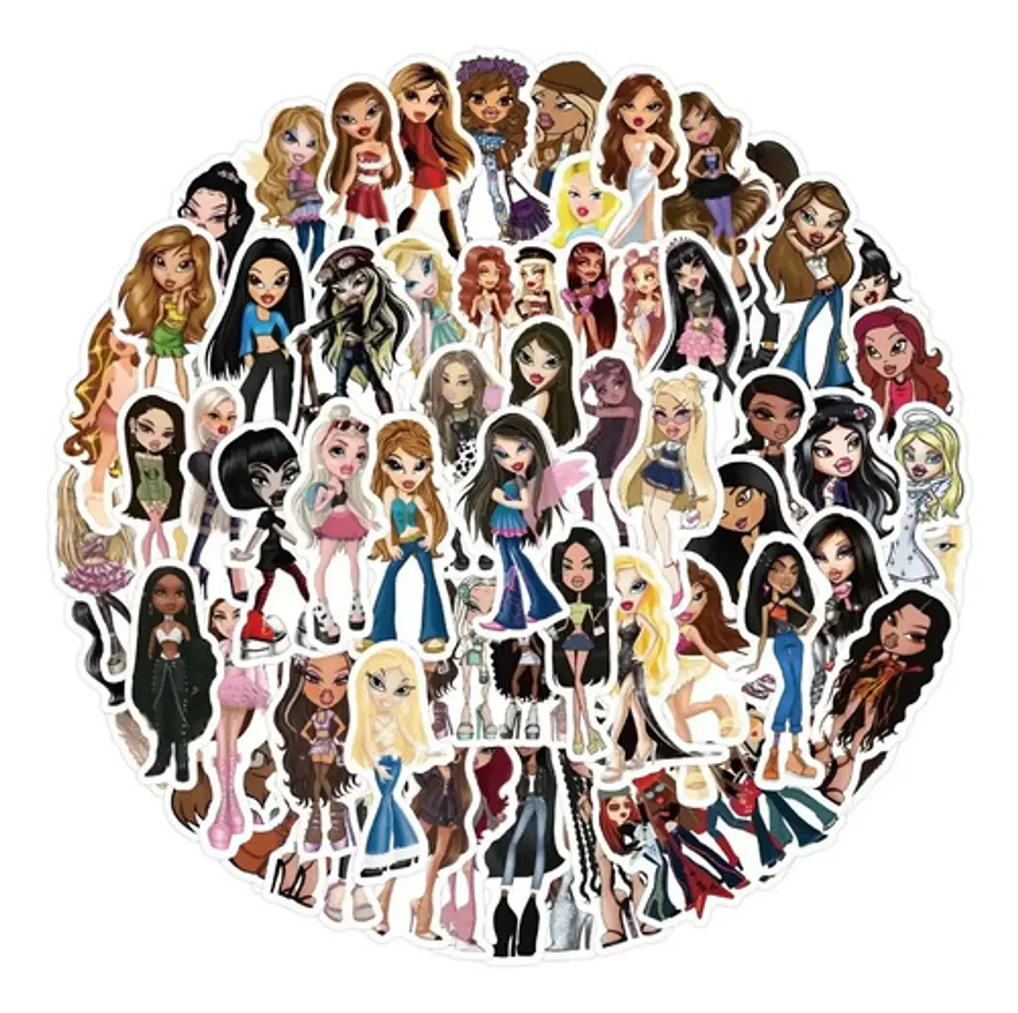 Set 100 Stickers De Bratz - Pegatinas / Calcomaninas 1