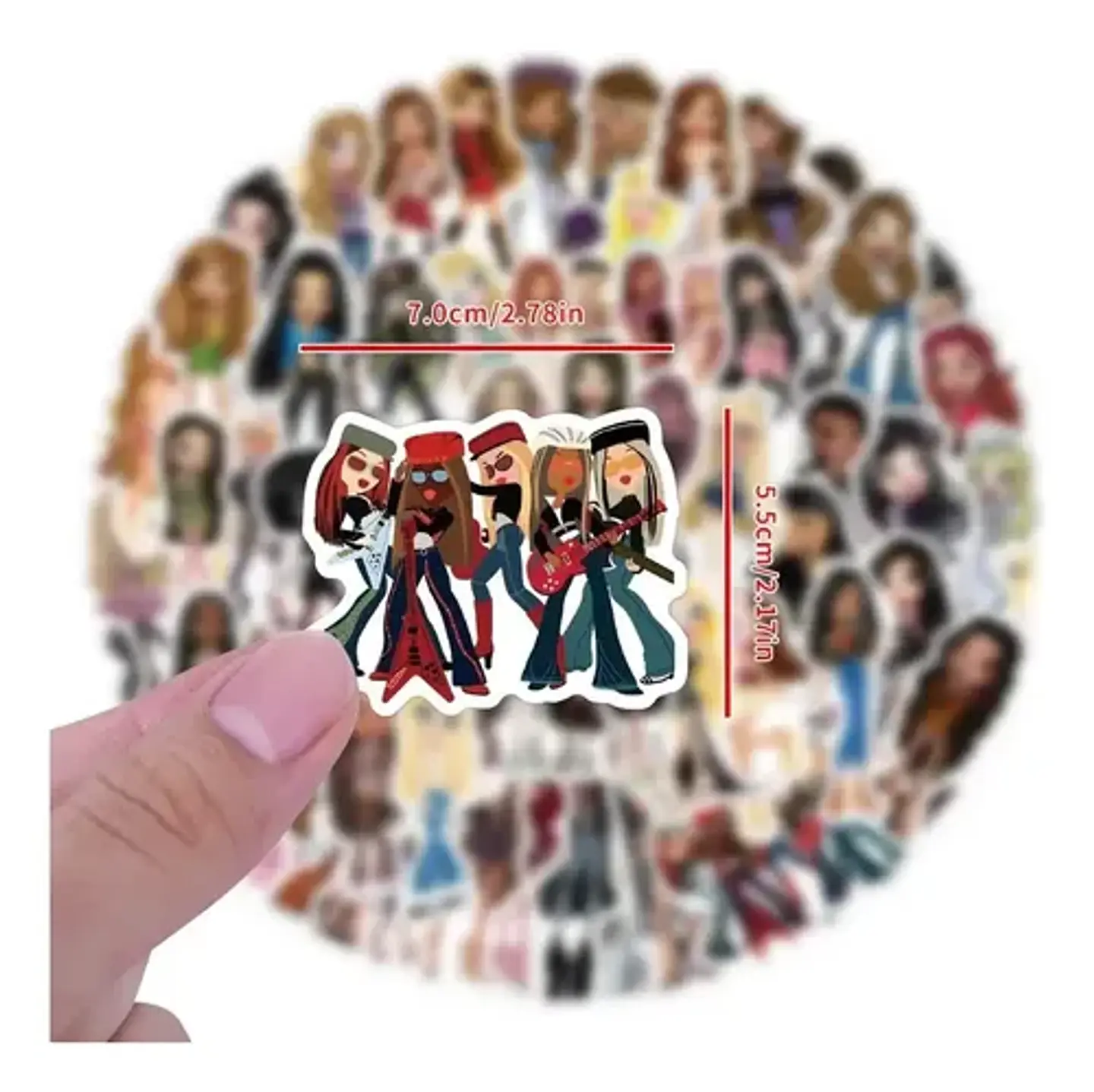 Set 100 Stickers De Bratz - Pegatinas / Calcomaninas 4