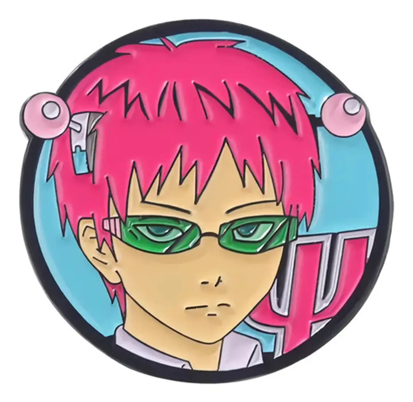 Pins De La Vida Desastrosa De Saiki K / Pines Metálicos 1