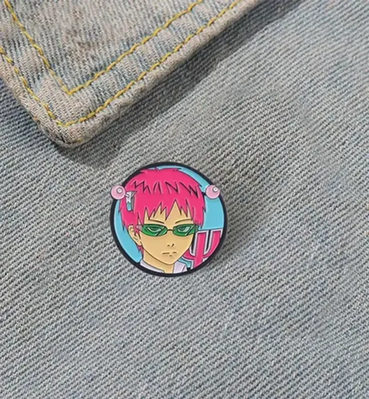 Pins De La Vida Desastrosa De Saiki K / Pines Metálicos 2