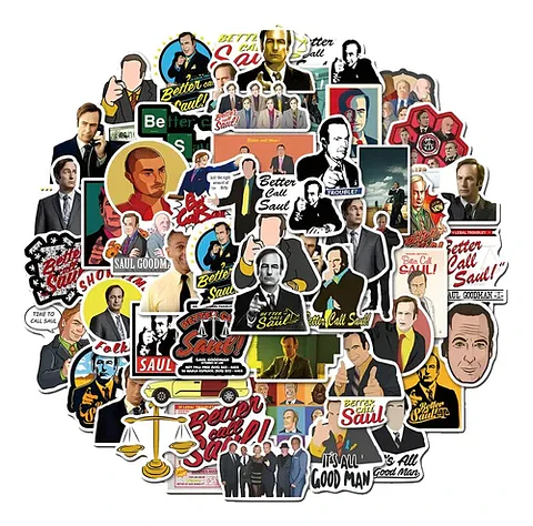 Better Call Saul - Set 50 Stickers / Calcomanías