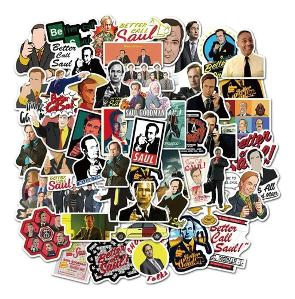 Better Call Saul - Set 50 Stickers / Calcomanías 2