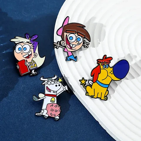 Pins Timmy Turner / Los Padrinos Mágicos / Broches Metálicos
