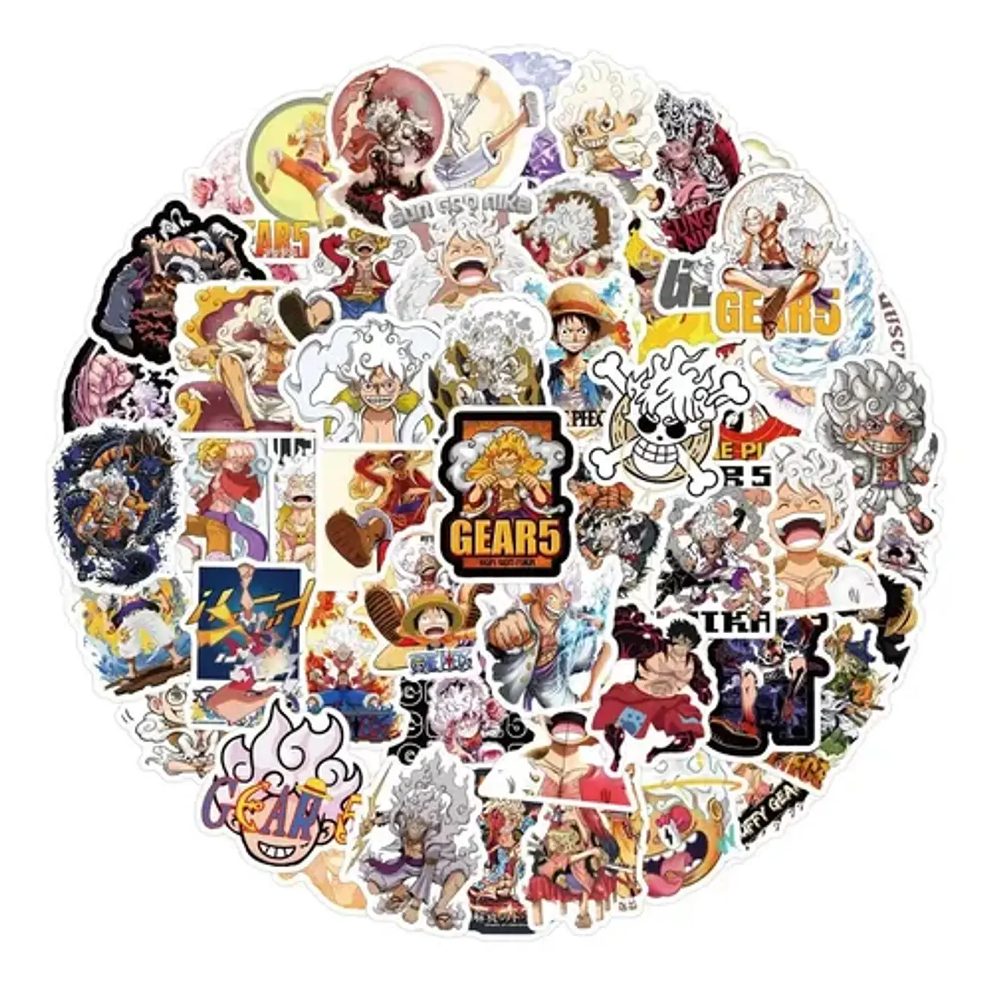 Set 100 Stickers De One Piece - Pegatinas / Calcomanías 1