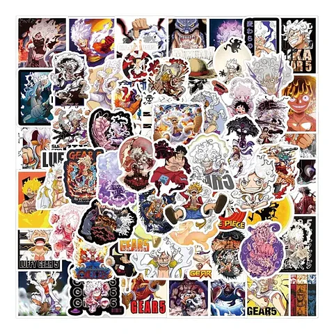 Set 100 Stickers De One Piece - Pegatinas / Calcomanías