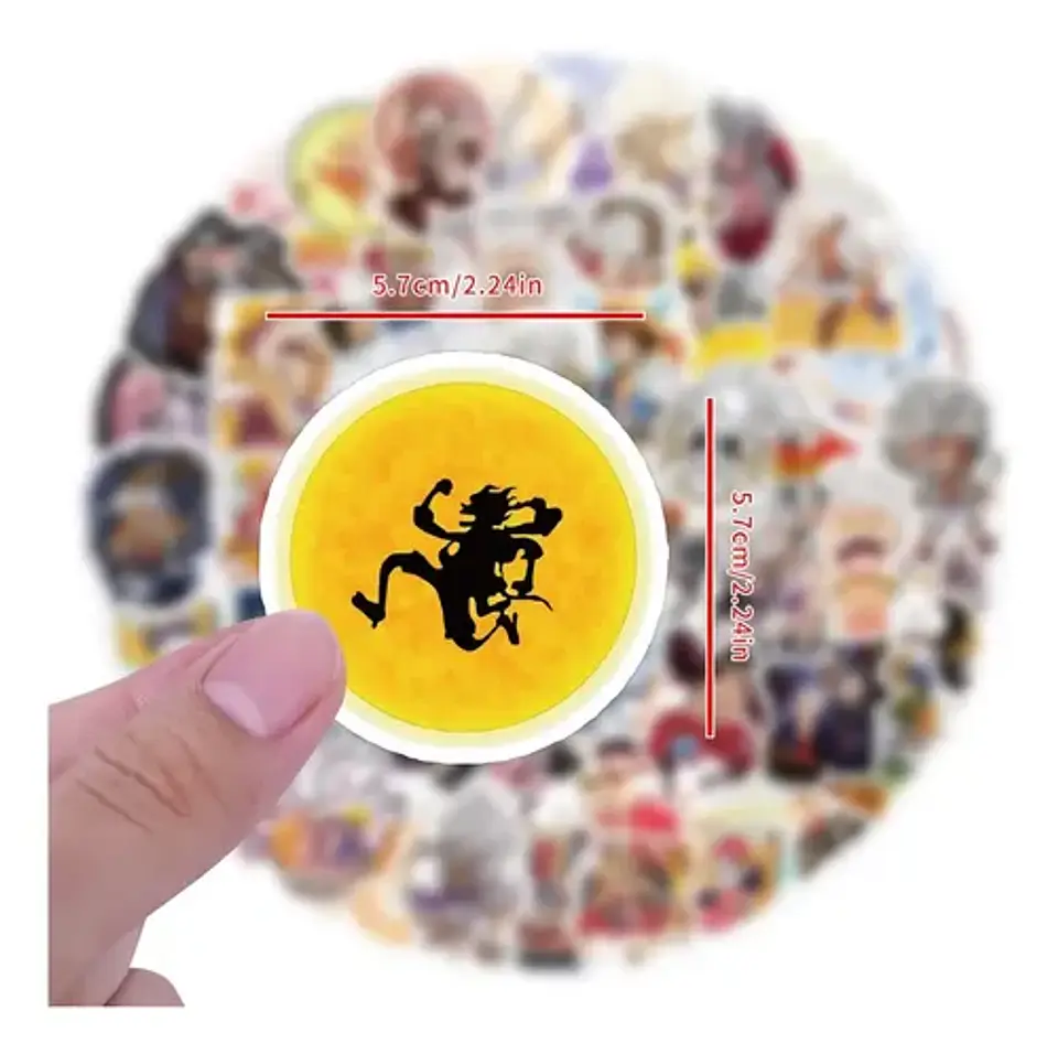 Set 100 Stickers De One Piece - Pegatinas / Calcomanías 4