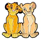 Pins De Simba / El Rey Leon / Broches Metálicos (pines) - Miniatura 1