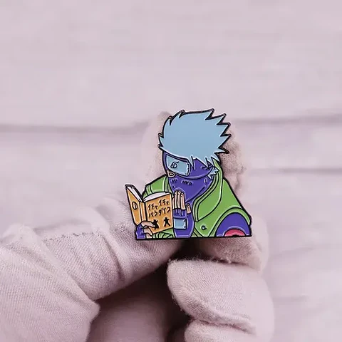 Pins De Kakashi Hatake / Naruto / Broches Metálicos (pines)