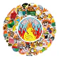 This Is Fine - Set 50 Stickers / Calcomanías Autoadhesivas - Miniatura 5