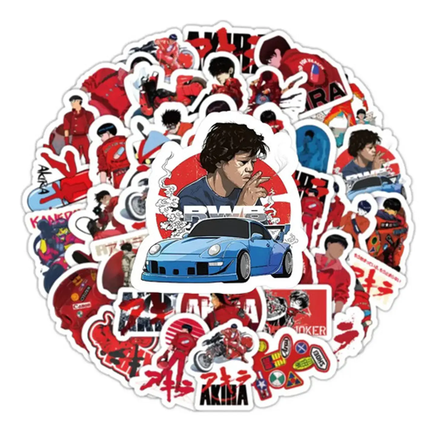 Akira - Set 50 Stickers / Calcomanías Autoadhesivas 2
