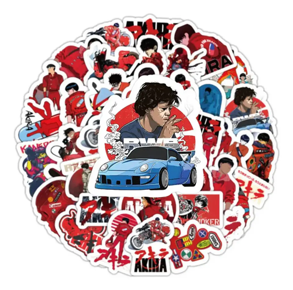Akira - Set 50 Stickers / Calcomanías Autoadhesivas 2