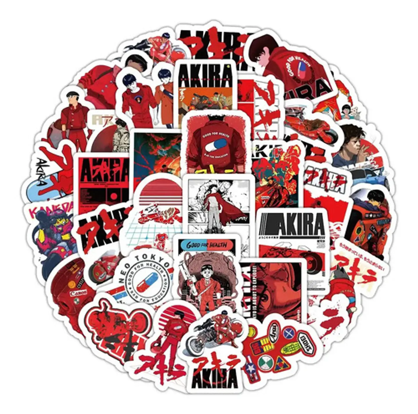 Akira - Set 50 Stickers / Calcomanías Autoadhesivas 3
