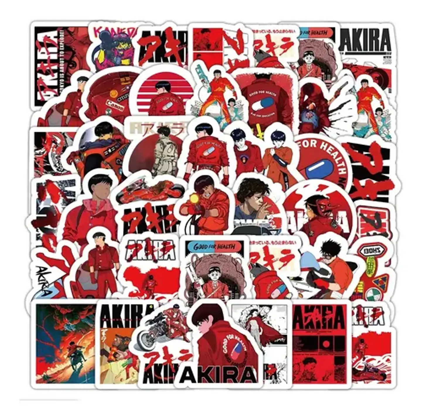 Akira - Set 50 Stickers / Calcomanías Autoadhesivas 6