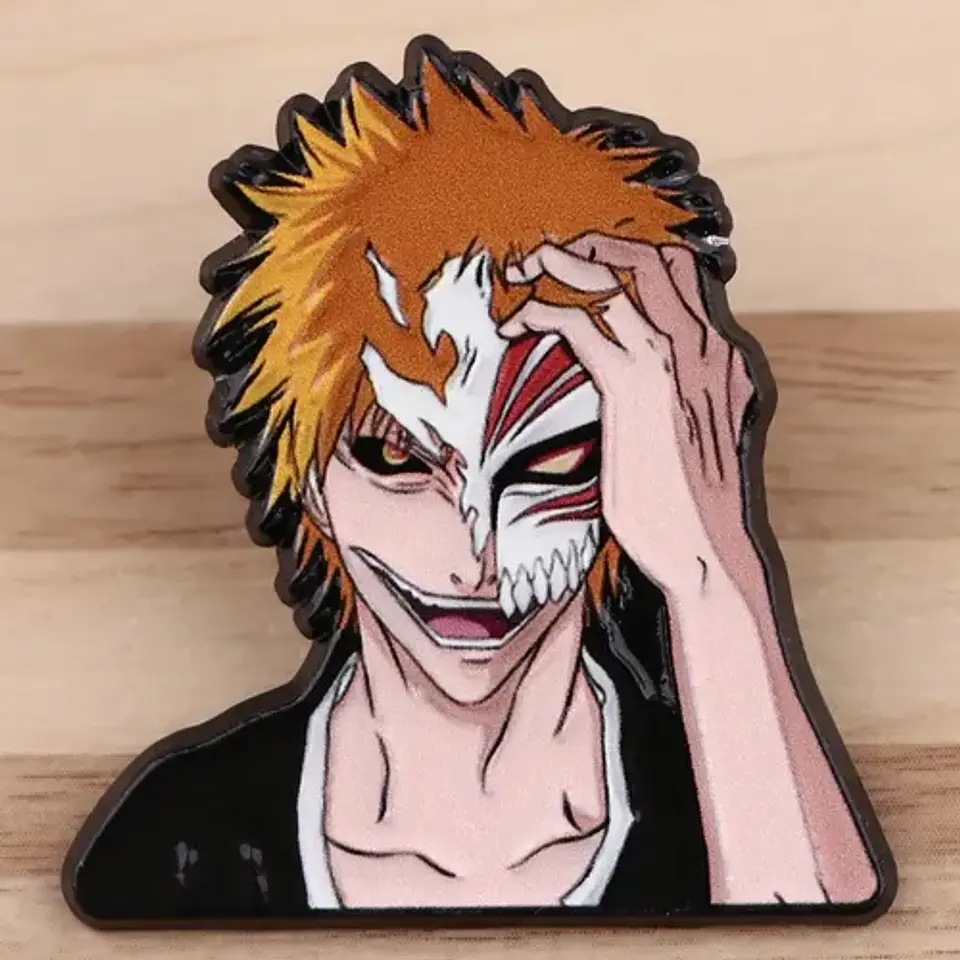 Pins De Ichigo Kurosaki / Bleach / Broches Metálicos (pines) 4